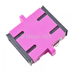 Multimode OM4 Duplex UPC SC Fiber Aptic Adapter