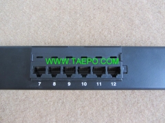 12-портовый панель CAT5E RJ45 патч