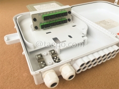 Outdoor SC Тип 16 волокон пластиковая Ftth Fiber Splitter FSB коробка с расщеплениями Casette Plc