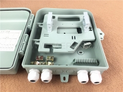 Outdoor SC 8 волокна Пластиковая Ftth Fiber Splitter Box FSB для расщепления Casette plc