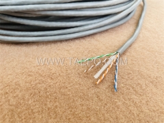 4 пары UTP CAT6 голый медный проводник AWG23 твердый кабель LAN 305m / рулон