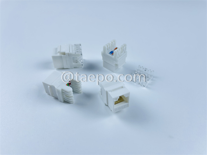 Разъем Keystone, CAT6, UTP, 8P8C, 180 градусов, стиль AP