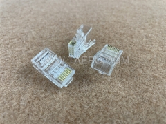 CAT6A RJ45 8P8C UTP Модульная вилка для подключения телекоммуникационного оборудования