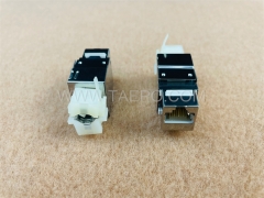 180-градусный экранированный разъем Keystone CAT5E RJ45 8P8C AP в стиле STP