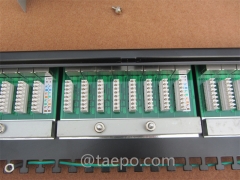 Экранированная сетевая патч-панель STP, 24 порта CAT5E RJ45, 1U