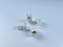 CAT6 UTP, неэкранированный разъем 8P8C AP, 180-градусный разъем Keystone