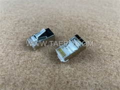 CAT6A RJ45 8P8C STP Модульная вилка для подключения кабелей Ethernet CAT6A