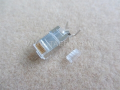 CAT7 RJ45 8P8C STP, экранированная модульная вилка