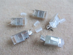 CAT7 RJ45 8P8C STP, экранированная модульная вилка