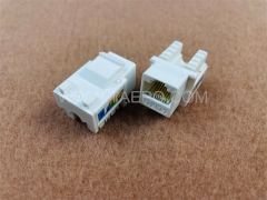 UTP 8P8C Сеть под углом 90 градусов CAT5E RJ45 Разъем Keystone