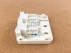 Коробка для поверхностного монтажа CAT5E RJ45 8P8C UTP с 2 портом, совместимая с разъемом Keystone Jack.