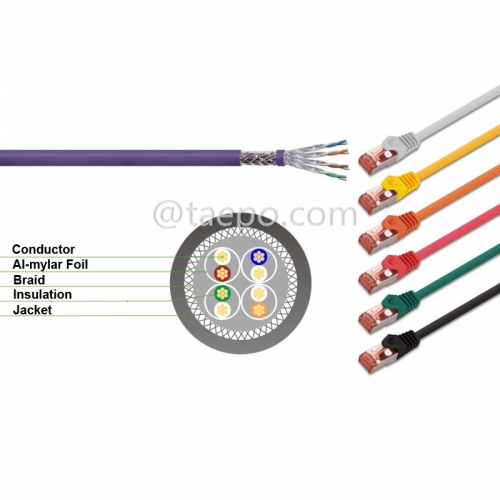 Сетевой соединительный кабель CAT6A STP FTP RJ45