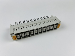 Журнал защиты от перенапряжений на 3 полюса для 10 пар модуля LSA высокой полосы #TP-1205-10P с арестором GDT