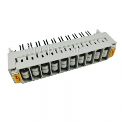 Журнал защиты от перенапряжений на 3 полюса для 10 пар модуля LSA высокой полосы #TP-1205-10P с арестором GDT