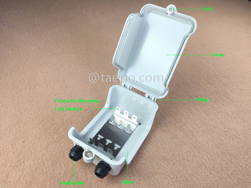 Иллюстрационные фотографии для внешней распределительной коробки для 30 пар для модуля LSA