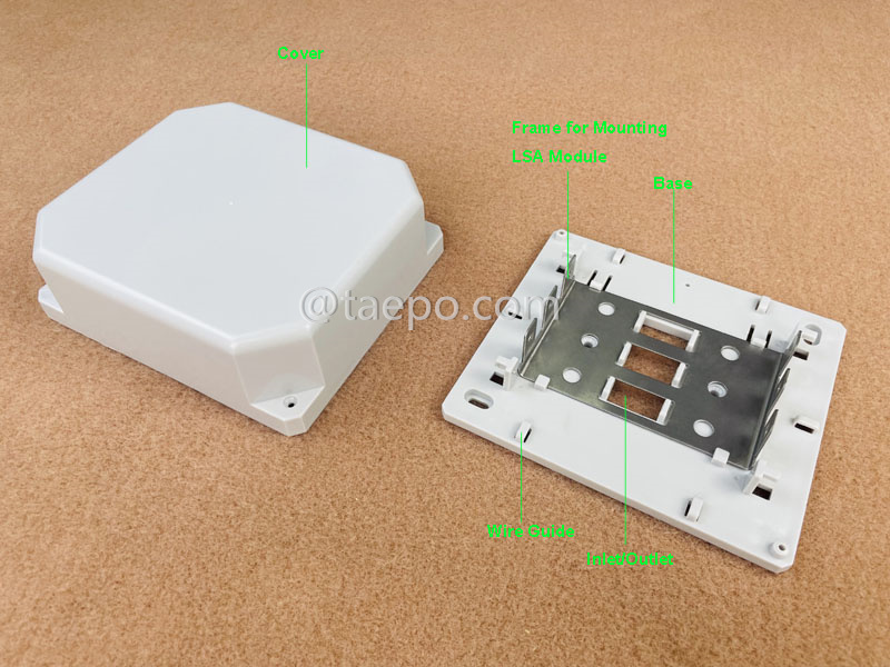 Иллюстрационные фотографии для внутренней распределительной коробки для 30 пар для модуля LSA