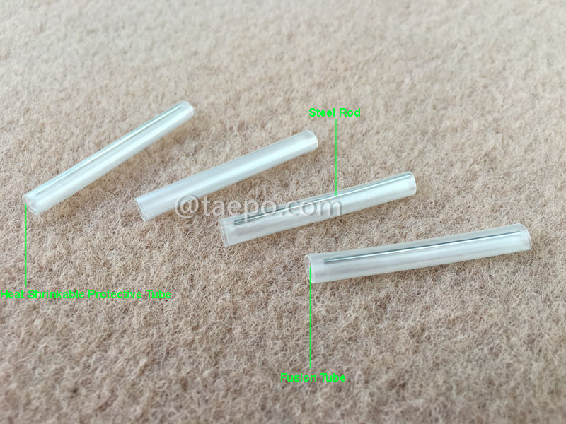 Иллюстрационные изображения термоусадочных гильз для кабеля типа bow, длина 40 мм