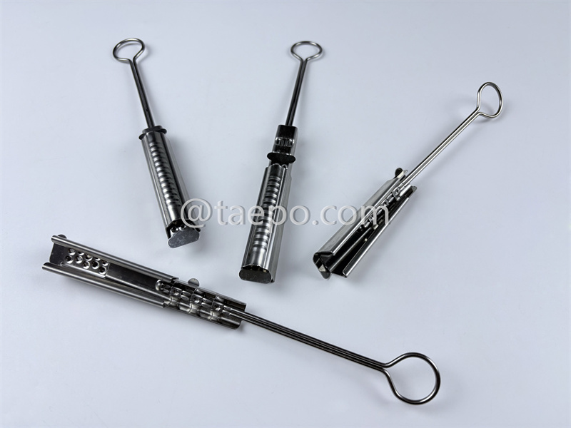 Anchor clamp for drop cable, diameter 5-7mm