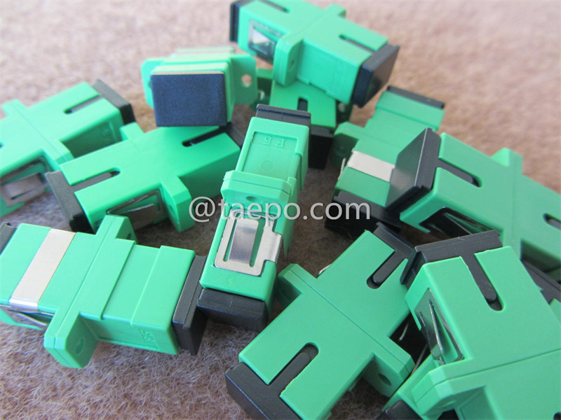 Оптоволоконный адаптер, одномодовый, симплекс, SC/APC-SC/APC