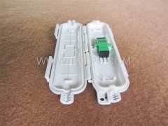 Муфта для сращивания дроп-кабеля, для наружного применения, 160x47x17 мм, SC, 1 вход и 1 выход, без адаптера