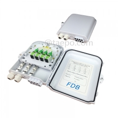 Коробка распределителя волокна (FDB), наружная, SC, 8 волокон, пластиковый корпус