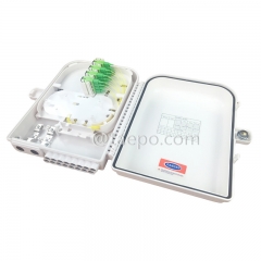 Коробка распределителя волокон (FDB), наружная, SC, 16 волокон, пластиковый корпус