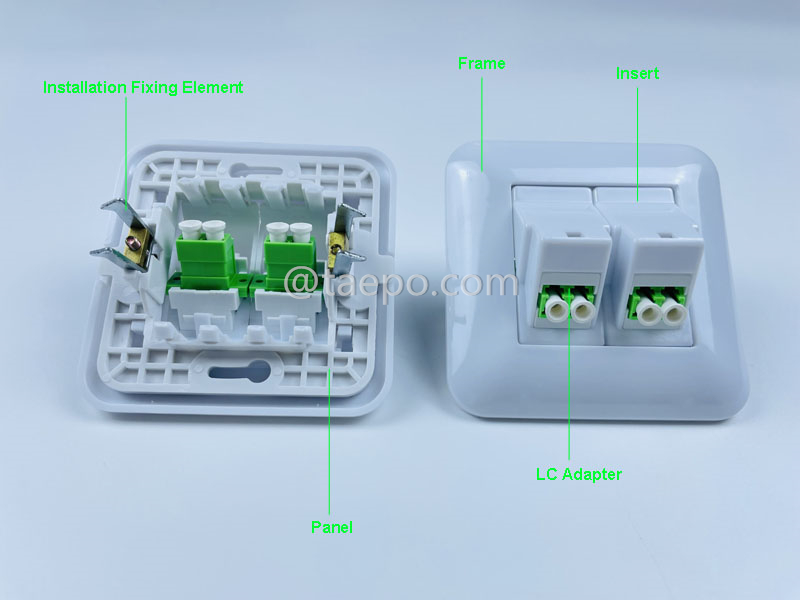 Иллюстрации для выходного соединителя LC/APC 4 волокна