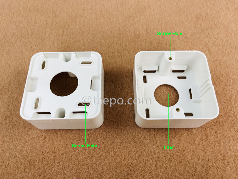 Иллюстративные изображения задней коробки, 80x80x37мм