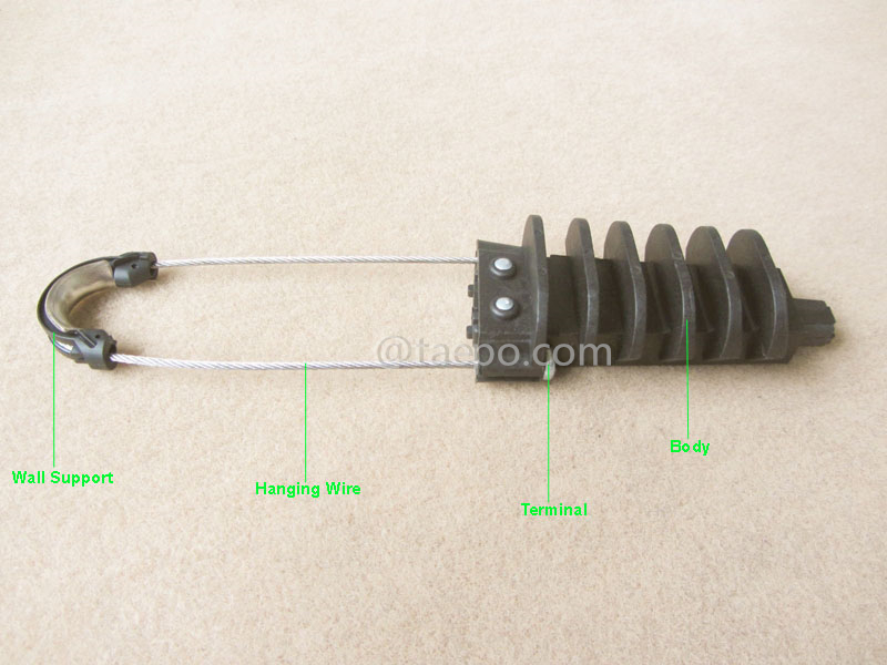 Иллюстрационные фотографии для анкерного зажима, диаметр кабеля 5-9 мм, защита от УФ-излучения