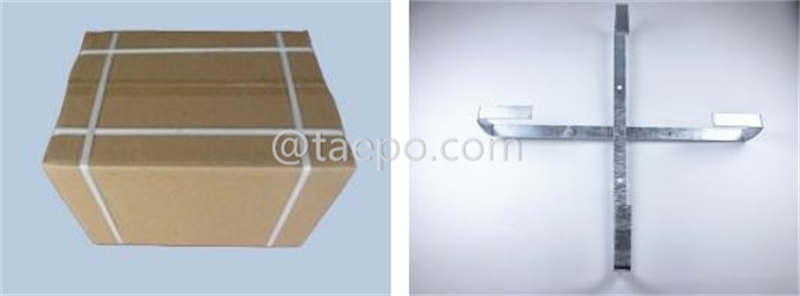 Чертеж для держателя кабельных петель для столбов