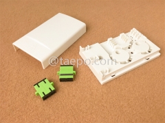 Коробка оконцевания оптоволокна (FTB), внутренняя, SC, 4 волокна, пластиковый корпус