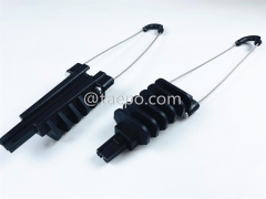 Анкерный зажим, диаметр кабеля 5-9 мм, защита от УФ-излучения, L180 мм, сталь с никелевым покрытием, 80 даН, 2000-3000 Н