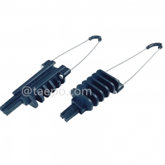 Анкерный зажим, диаметр кабеля 5-9 мм, защита от УФ-излучения, L180 мм, сталь с никелевым покрытием, 80 даН, 2000-3000 Н