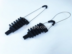 Анкерный зажим, диаметр кабеля 5-9 мм, защита от УФ-излучения, L180 мм, сталь с никелевым покрытием, 80 даН, 2000-3000 Н