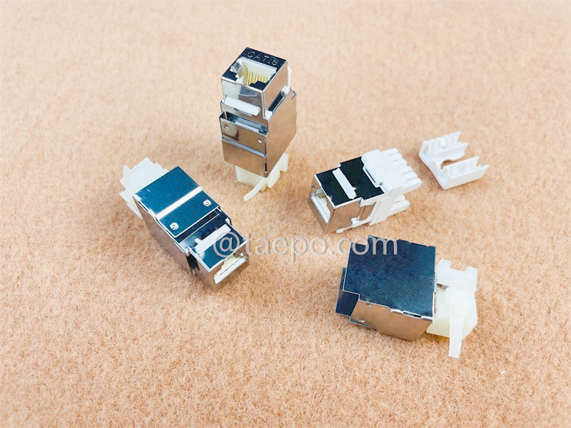 Джек Keystone, CAT6, STP, 8P8C, 180 градусов, стиль AP