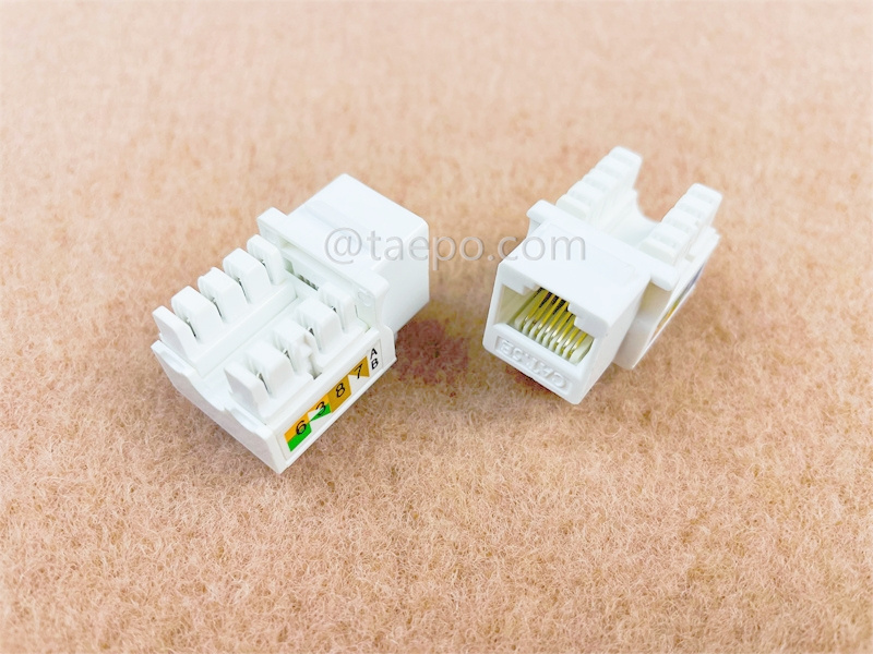 Ключевая розетка, CAT5E, UTP, 8P8C, 90 градусов, стиль AP