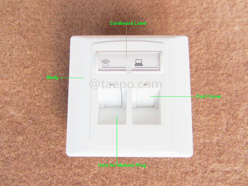 Иллюстрационные изображения для 2-портовой накладки, 86x86 мм, немецкий стиль