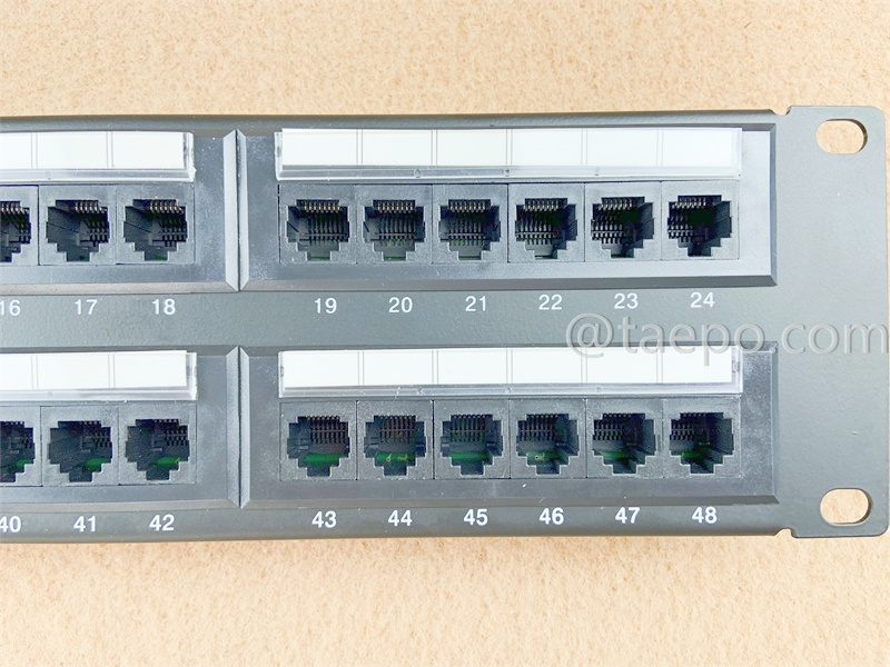 Панель подключения на 48 портов, CAT6, RJ45, UTP, 19