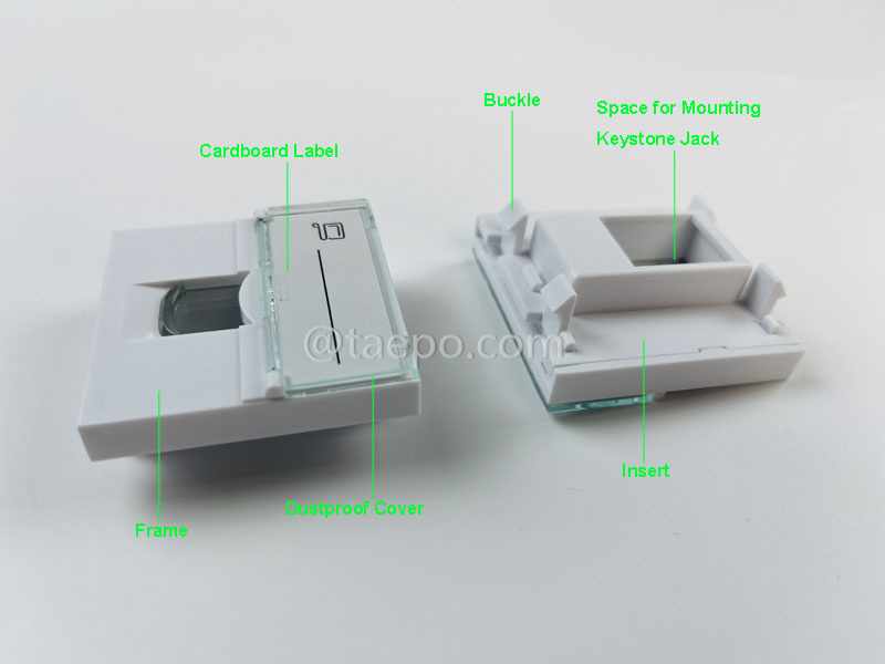 Иллюстрационные изображения для 1-портового вставного элемента, 45x45 мм, французский стиль