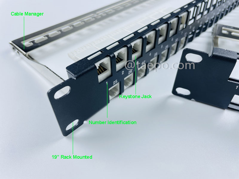 Иллюстрационные фотографии патч-панели на 48 портов, пустая, для разъема keystone UTP, 19