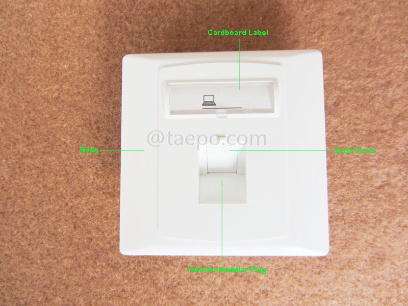 Иллюстрационные изображения для 1-портовой накладки, 86x86 мм, немецкий стиль