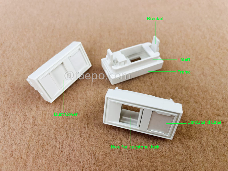 Иллюстрационные изображения для вставки для лицевой панели на 1 порт, 22.5x45мм, французский стиль