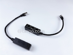 RJ45 coupler 3 входа 1 выход